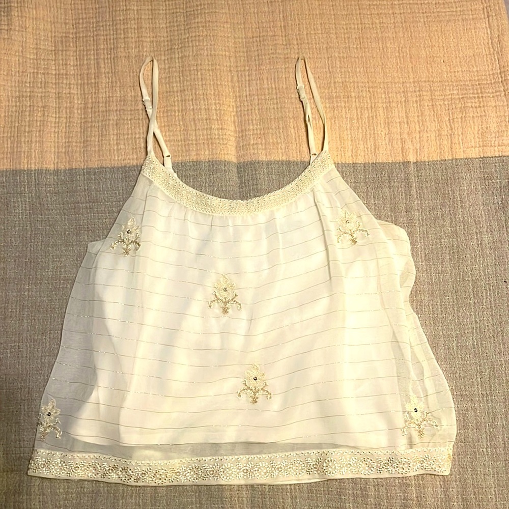 Gorgeous silky crop top by American Eagle Outfitters. Size S.